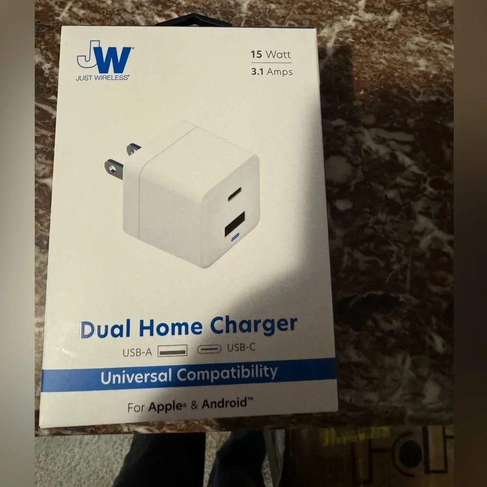 Dual home charger- block only